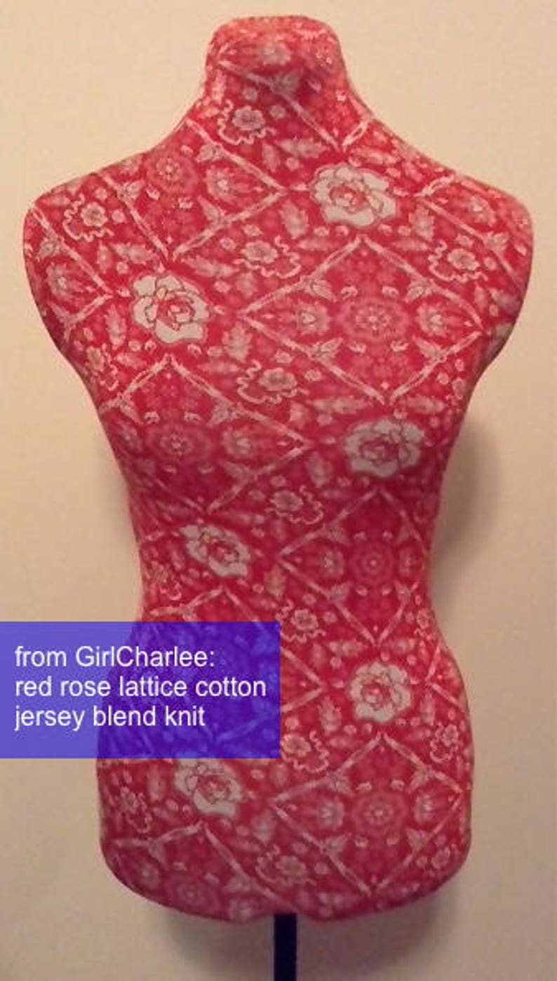 Small Dress Form Cover Sewing Pattern fits Dritz and Singer. Digital