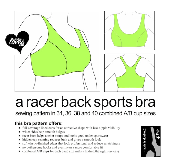 B Racerback 34 Band Sports Bras for sale