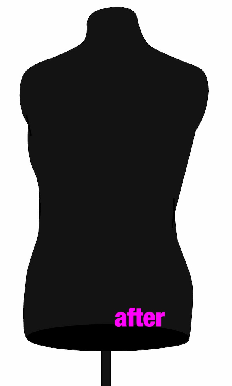 Dress Form Cover Sewing Pattern fits Dritz and Singer. - Etsy