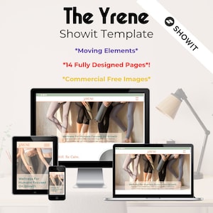 Showit Template For Yoga, Wellness Coach, Spa, Pilates, Holistic Health and Fitness Websites With A Store, Blog, And Membership Pages