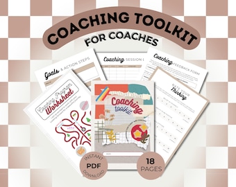 Printable Coaching Toolkit: Life Coach Planner, Session Tracker (PDF Download)