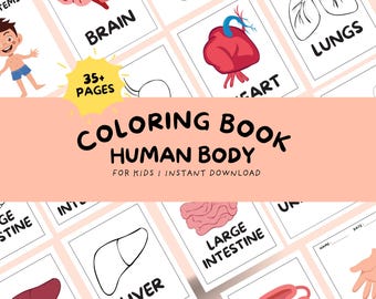 Human Body Coloring Book for Kids: Anatomy Learning (PDF)