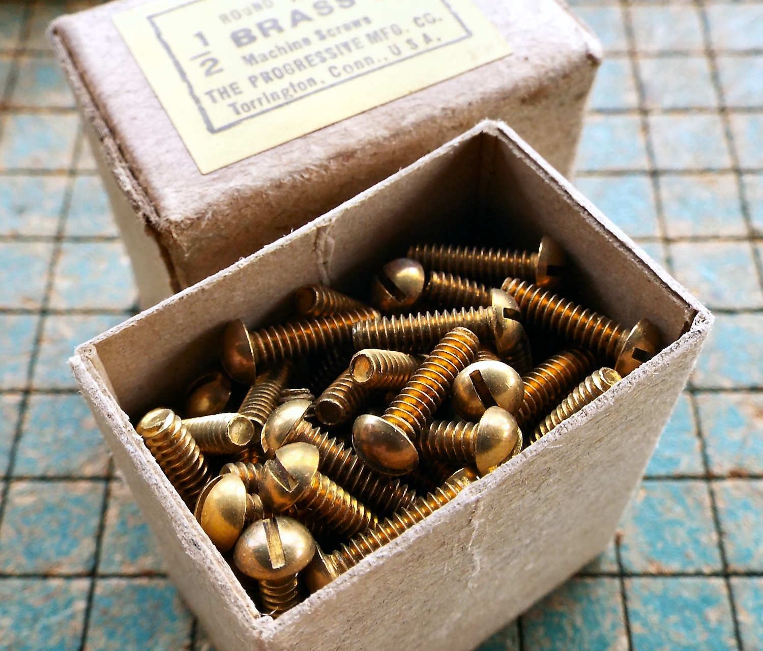 Brass Machine Screws Round Head 6 32 X 1 2 Straight Etsy