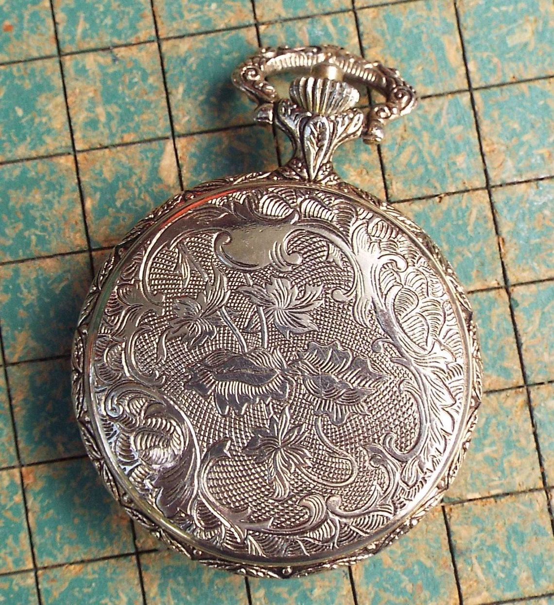 Remington Pocket Watch hunter case fisherman steampunk Etsy