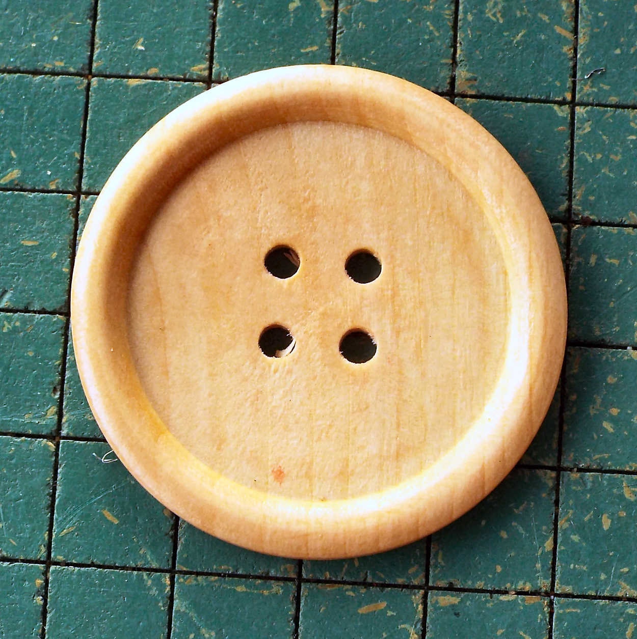 30 Pieces Large Size Wood Buttons 2.36 Inch Round Sewing Button 4 Holes  Large Buttons for Crafts Sewing Large Wooden Buttons for DIY Clothing Bag
