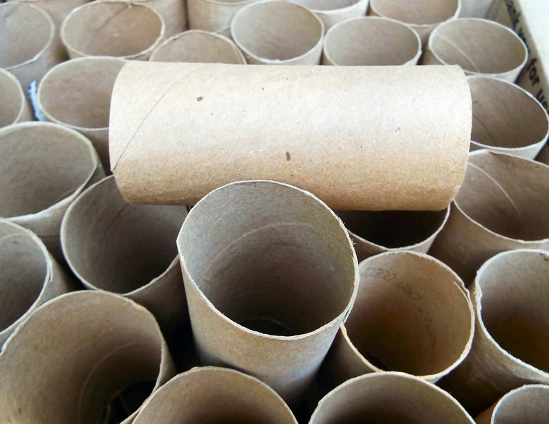 110 Toilet Paper Rolls cardboard tubes mix of sizes craft Etsy