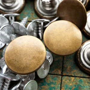 Birch Jean Buttons Bronze