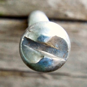 Security Screws, Stainless Steel, One Way Screws, #14 x 2 1/2&quot;, 20 pcs, tamper resistant, vintage supply, steampunk