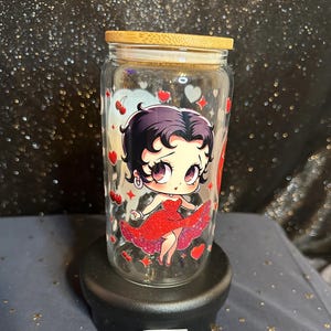 Betty Boop Tumbler With Straw