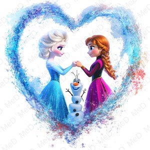 9 PNG Cartoon Heroes, estilos de aquarela e respingos, arquivos PNG de alta resolução para camisetas, pôsteres, canecas e muito mais, download instantâneo