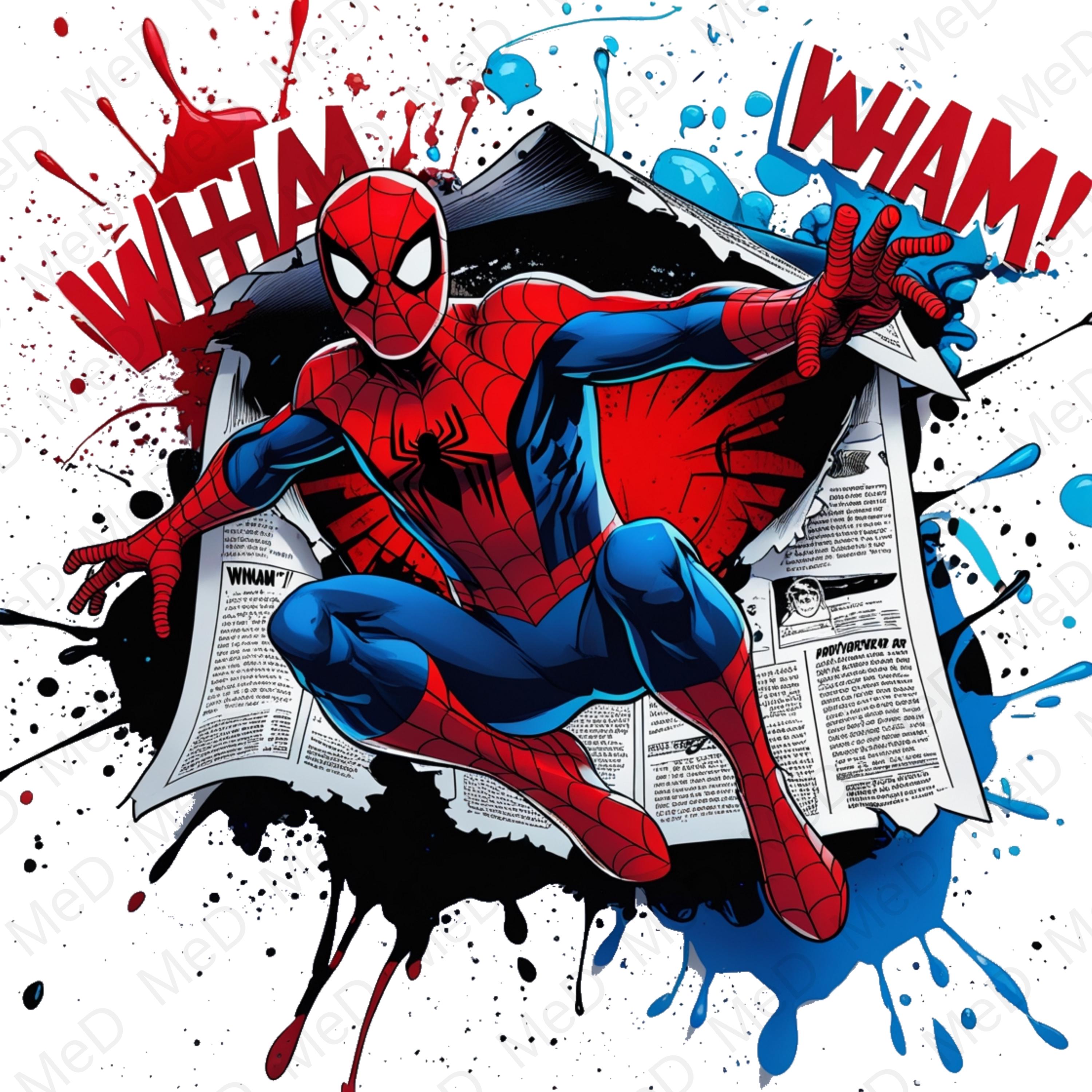 Spiderman drawing - Etsy 日本