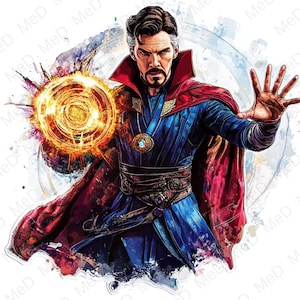 9 PNG Superhelden, Aquarell und Splash Stile, hochauflösende PNG-Dateien für T-Shirts, Poster, Tassen und mehr, sofortiger Download