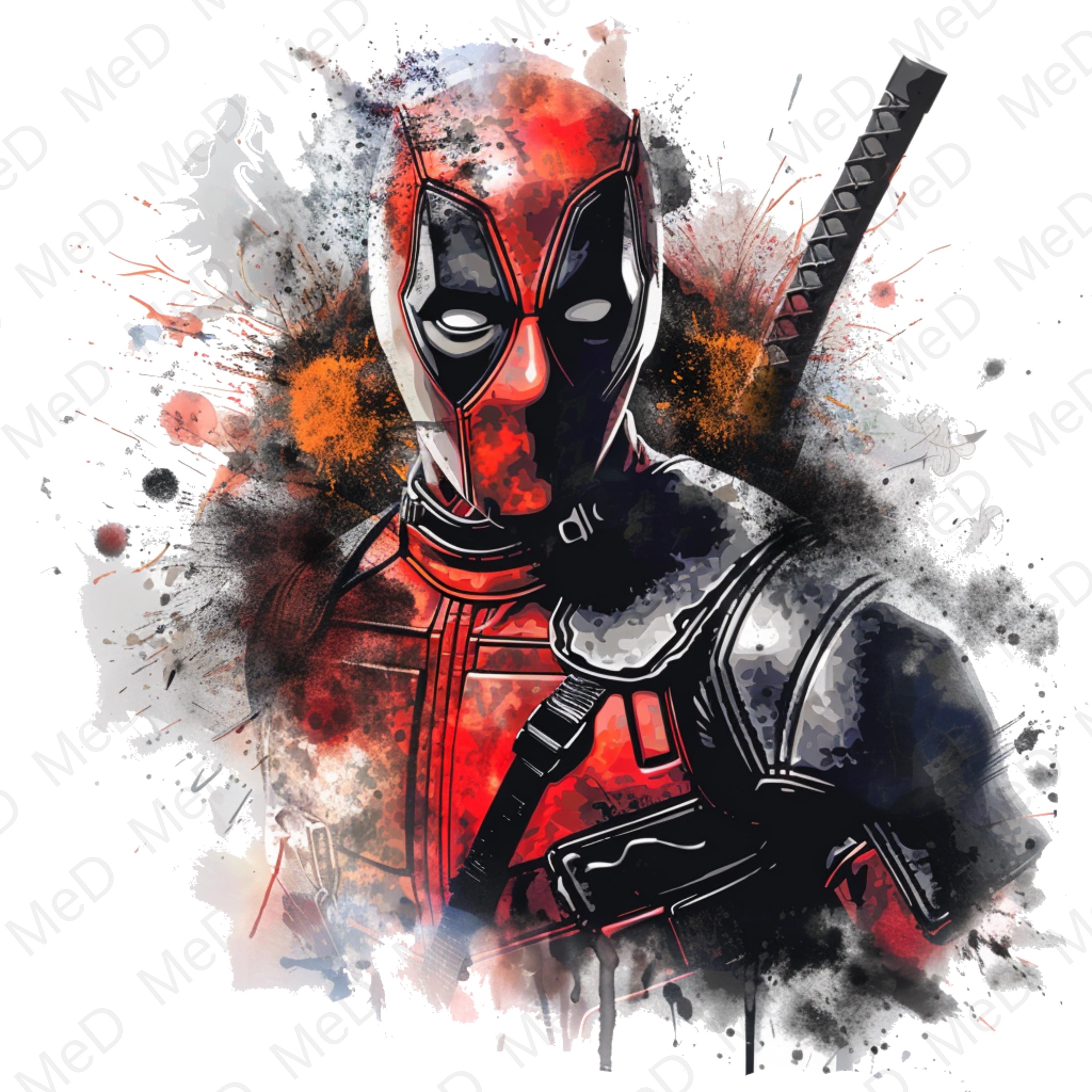 Fondo de pantalla de deadpool - Etsy México, image size:3000x3000