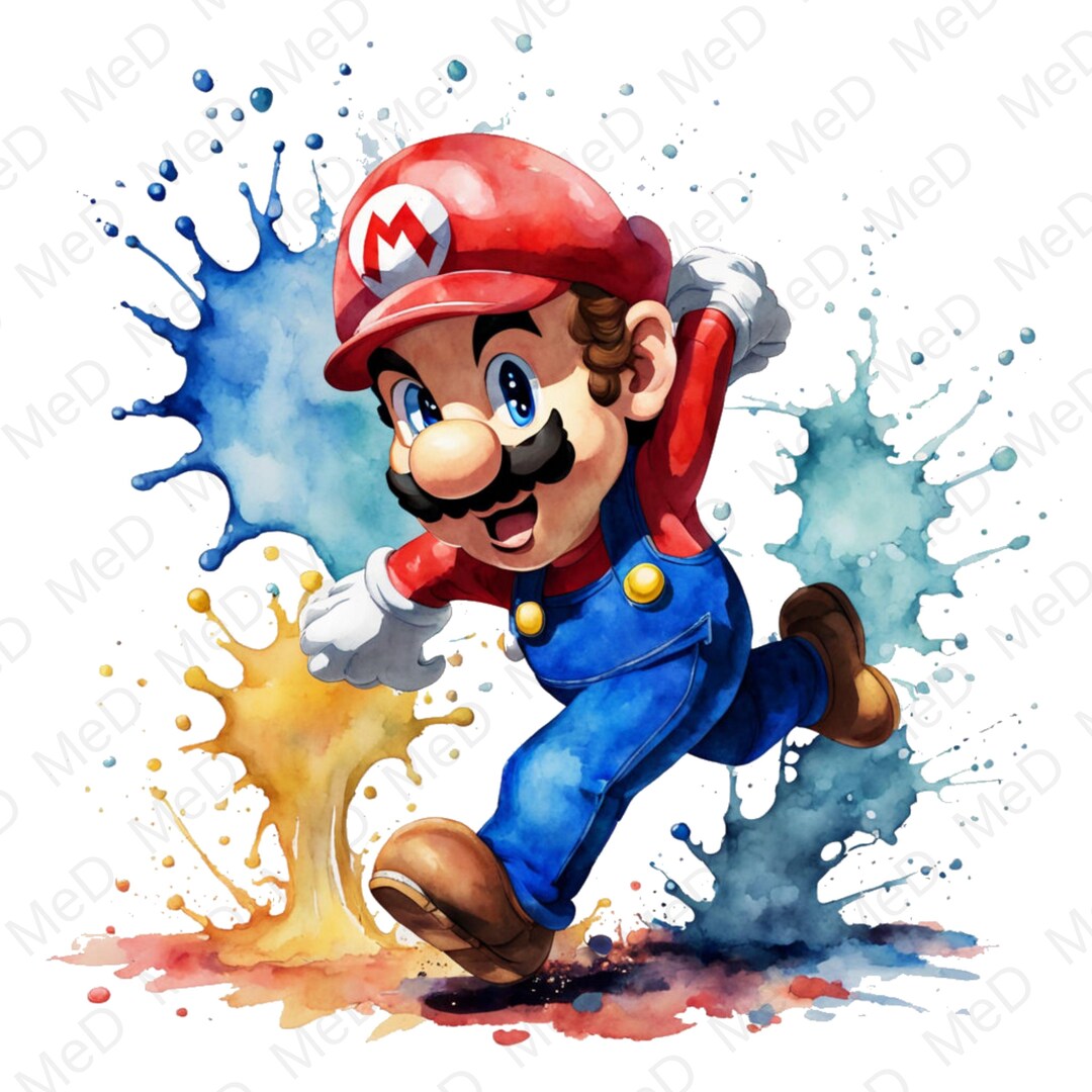 9 PNG Cartoon Heroes , Watercolor and Splash Styles, High Resolution ...