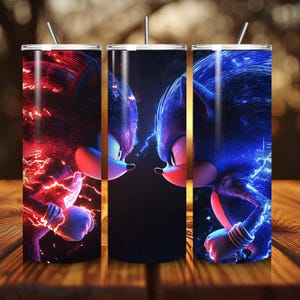 3 PNG Cartoon Heroes Tumbler Wrap PNG, 20 oz Watercolor Splash Digital Design - High Resolution - Instant Digital PNG Download