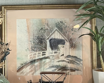 Over the Bridge: Rare Childhood Art by International Best Selling Author Catherine Devine Zagorski