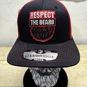 Respect The Beard Trucker Hat - Fun Gift for Beard Lovers