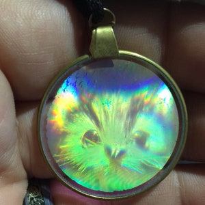 Awesome 1960s Hologram Pendant Ferret Design sp3