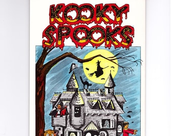 1970s Kooky Spooks Halloween Monsters Paper Pad Stationary