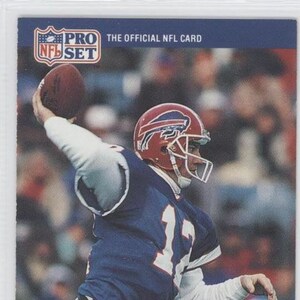1990 Pro Set JIM KELLY Hall of Fame QB Football Card