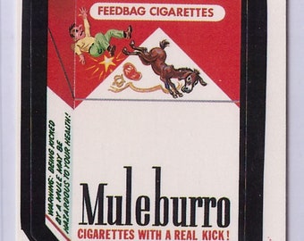 1986 Topps Wacky Packages Muleburro Sticker