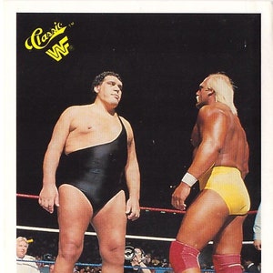 1989 Classic WWF Wrestle Mania Set HULK HOGAN and Andrea the Giant