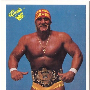 1989 Classic WWF Wrestle Mania Set HULK HOGAN 1