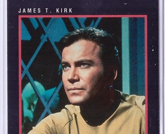 1991 Star Trek 25th Anniversary Set CAPTAIN KIRK Card