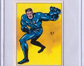 1980 Marvel MR FANTASTIC Super Heroes Venezuela Sticker - Etsy