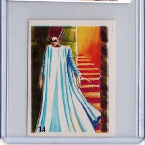 1970s Bride of Frankenstein MONSTRUOS Card