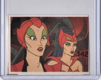 1986 SCORPIA and CATRA She-Ra Panini Sticker 142