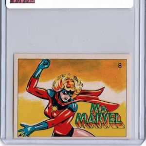 1980 Marvel Super Heroes Sticker MS MARVEL 8 - Etsy