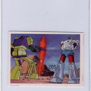 Vintage 1986 Transformers Sticker