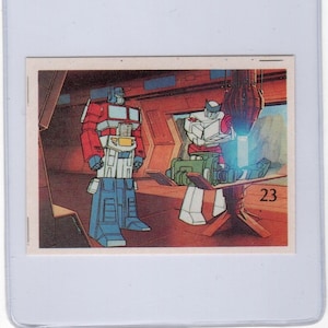 Vintage 1986 Transformers Sticker
