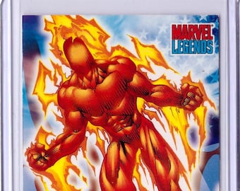 Marvel Legends Topps - 2001 Human Torch - Etsy
