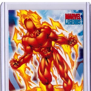 Marvel Legends Topps - 2001 Human Torch - Etsy