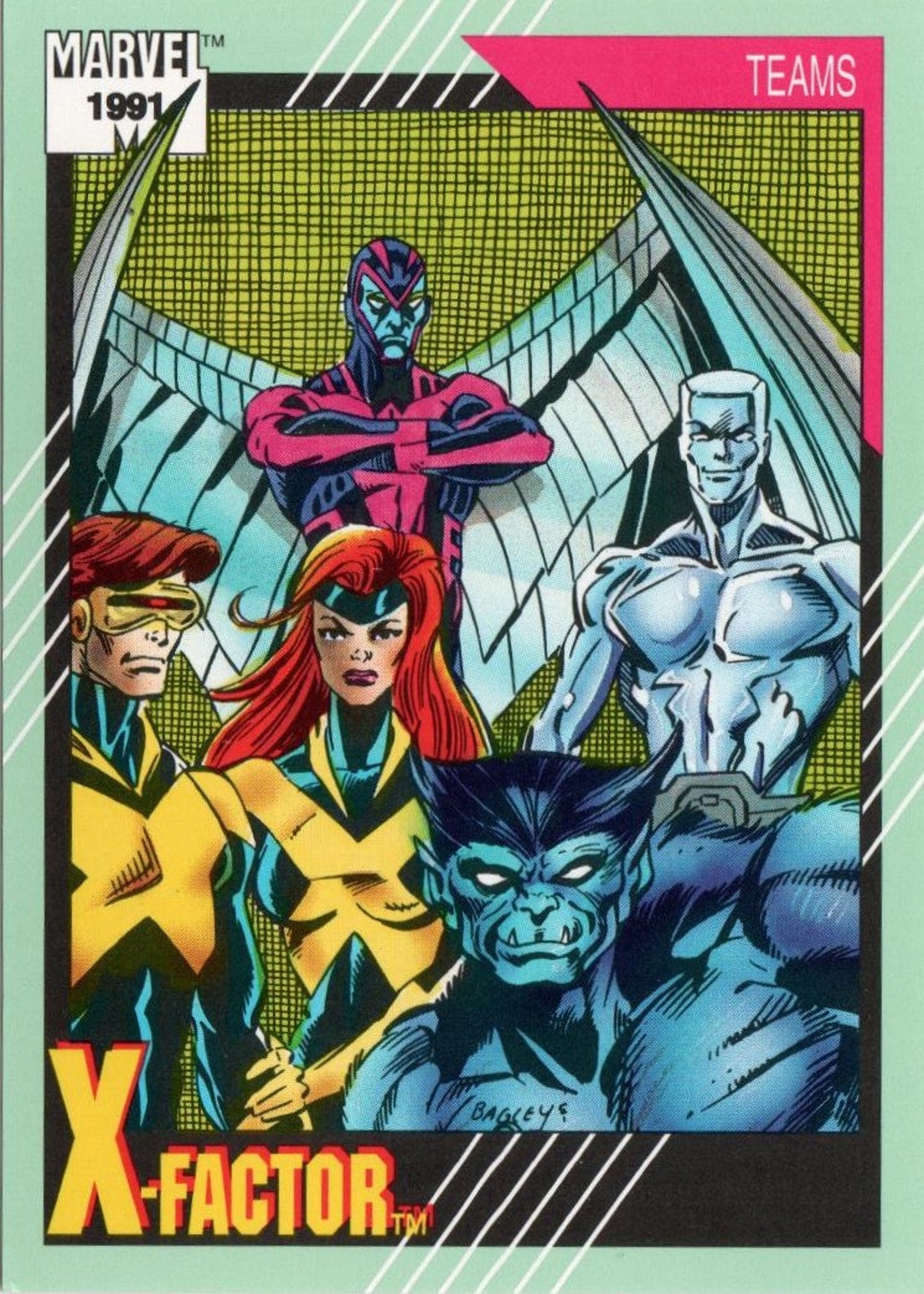 1991 Marvel Universe Series 2 X-FACTOR Card - Etsy