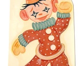 1940s CIRCUS CLOWN Duro Decal in Excellent Condition