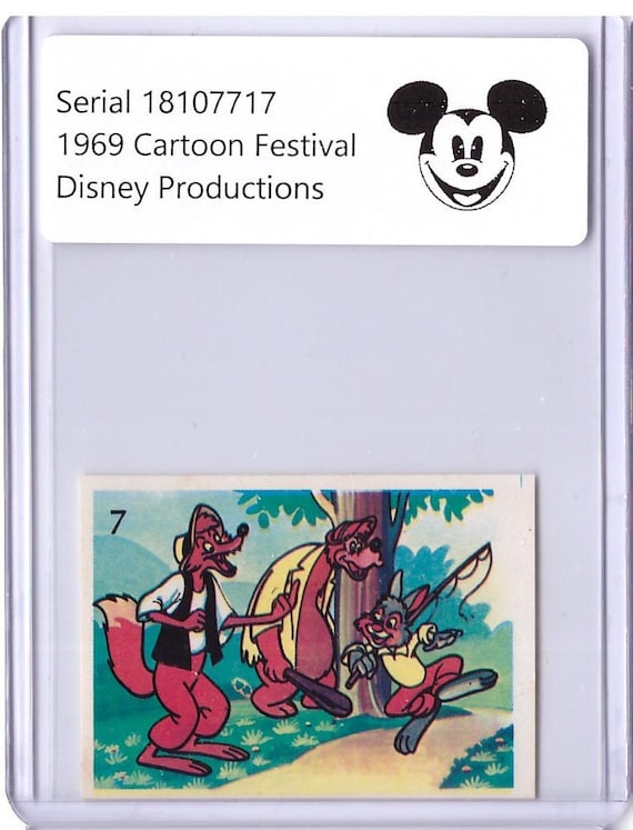 1969 Cartoon Festival Disney Sticker Song of the South - Etsy