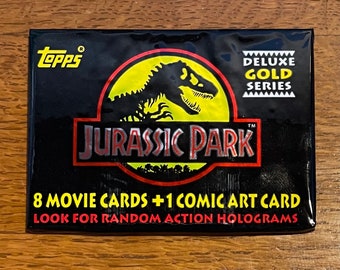 1992 Jurassic Park Deluxe GOLD Edition Card Pack