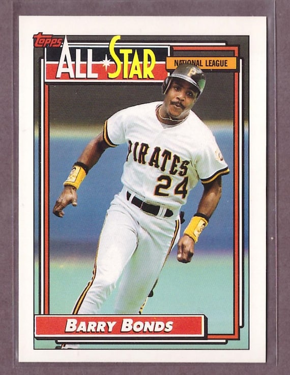 1992 Topps BARRY BONDS 390 Baseball Card HOF Super Star All 