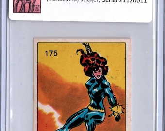 1980 Marvel Super Heroes Sticker BLACK WIDOW 175 - Etsy