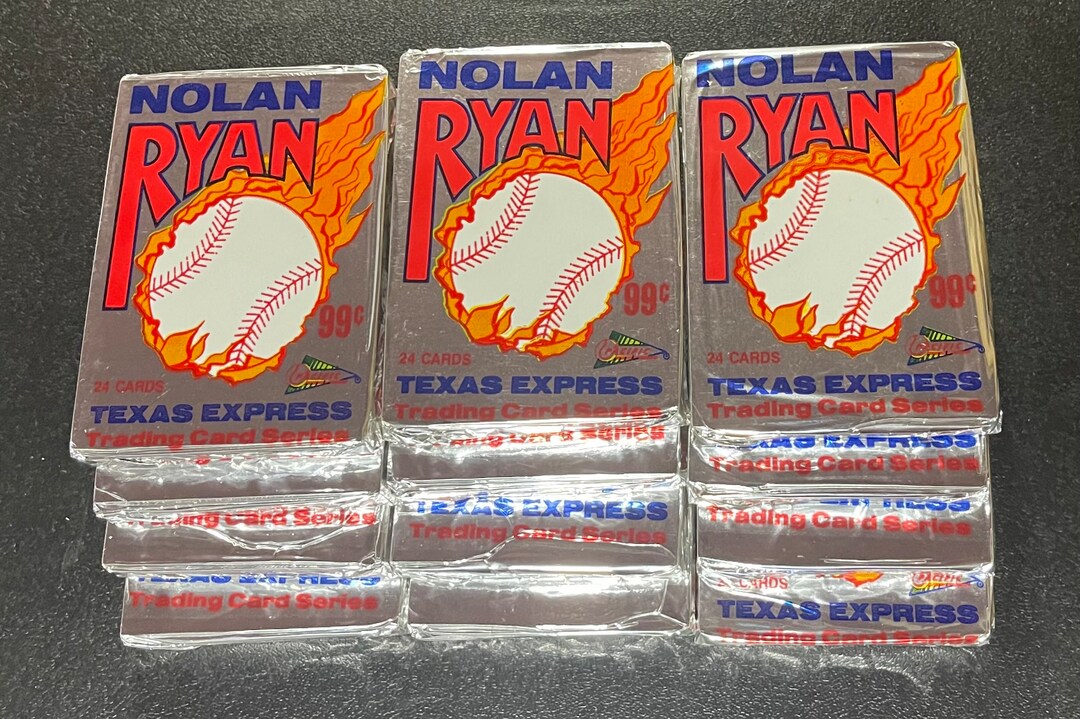 12 - 1991 Jumbo NOLAN RYAN Texas Express Pack of Limited Edition