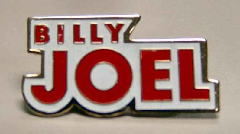 1977 Billy Joel enamel concert pin MINT image 1