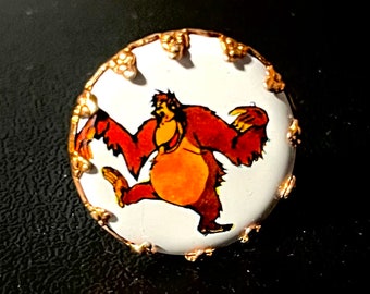 1970s Disney KING LOUIE Cartoon Ring Vintage and Adjustable