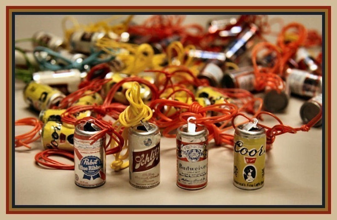 1970s Novelty BUDWEISER BEER Can Necklace Etsy