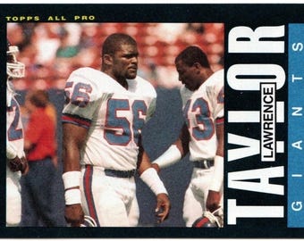 Vintage 1985 Topps LAWRENCE TAYLOR Football Card 081725A sp13