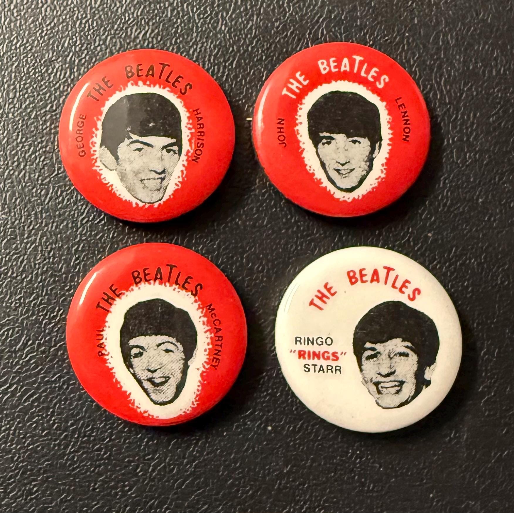 Vintage Beatles Pins - Etsy