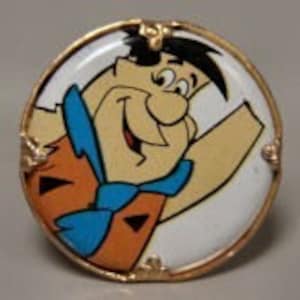 Fred Flintstone 1970s Hanna Barbera Cartoon Ring
