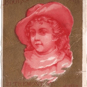 1883 Victorian Trade Card Brennan & Co Boots Shoes Slippers Boston MA